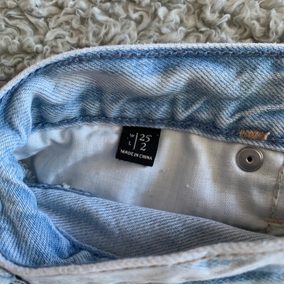 Abercrombie & Fitch High-rise Distressed Shorts - Picture 4 of 4